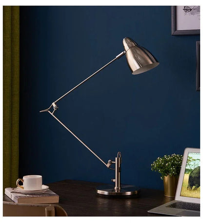 Swing Long Arm Table Lamp Flexible Adjustable Aluminum Desk Light with E27 Bulb led floor lamp