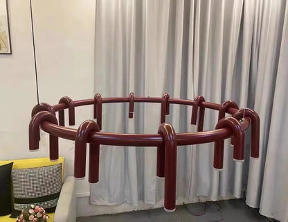 Nordic U-shaped Pendant lamp water pipe long strip Chandelier