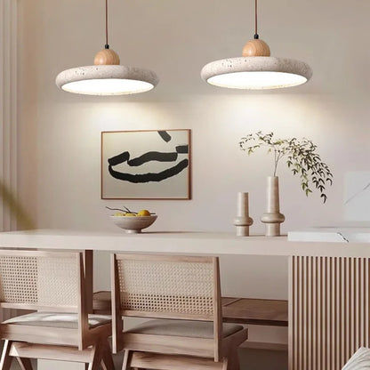 Natural Yellow Travertine Pendant Light Bedroom kitchen Light