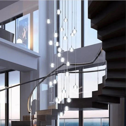 Crystal Bubbles Balls Pendant Lamp