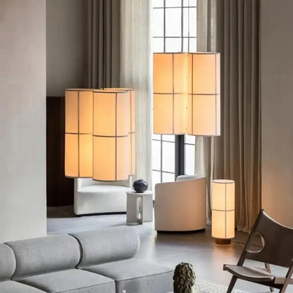 Wabi Sabi Cloth Led Pendant Lamp Designer Fabric Ceiling Chandelier