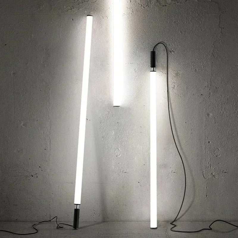 Nordic Staircase strip Pendant Light Modern Minimalist long line Villa Loft bedside Hanging Lamp