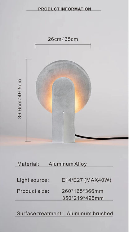 Aluminum Alloy Splicing Industrial Style Table Lamp Living Room Atmosphere Lamps Night Light  Bedroom Bedside Decor