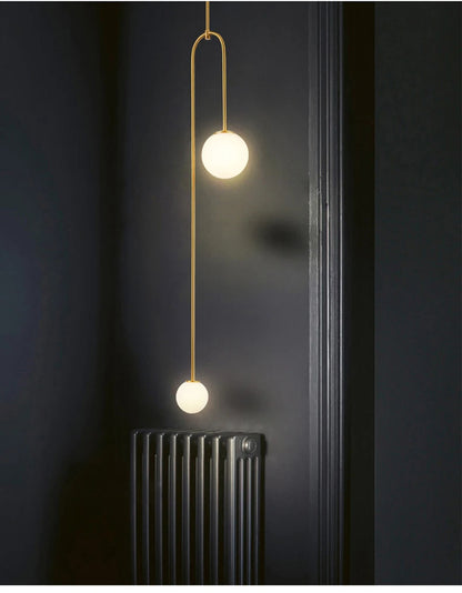 Black Gold Chandelier Pendant Nordic Modern lamp