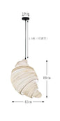Japanese Staircase Pendant Lamp Creative Personality Art Croissant LED Chandelier
