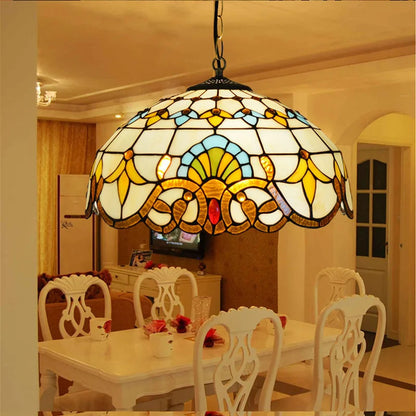 Nordic Tiffany chandelier Kitchen Dining room hallway handmade glass chandelier