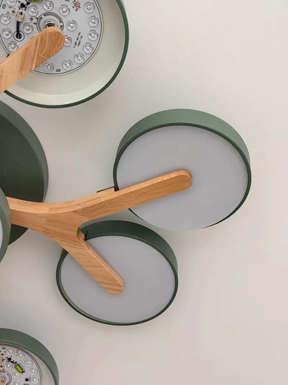 Modern Ceiling Lamp Bedroom Minimalist Wood Home Decor Lighting Fixtures