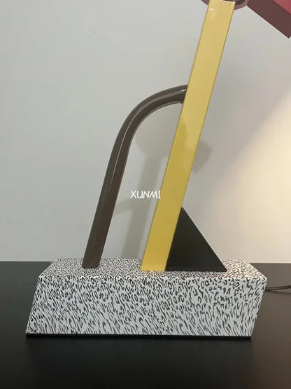 Milan Art Abstract Duck Table Lamp LED G4 Bulb Rainbow Metal Bedside Lamps Bedroom Art Children‘s Room Decorative Light Fixture