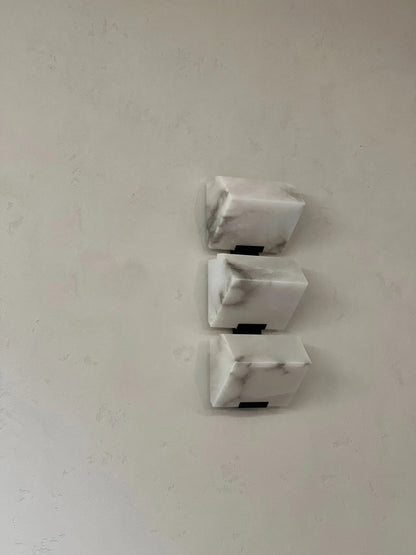 Modern Texture White Marble outdoor wall lamp corridor entry hall hotel bedside night lamp