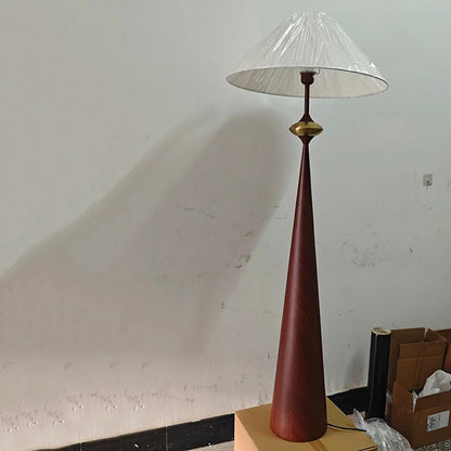 Wabi-sabi Floor Lamp Cloth Cover Art Decorative Bedroom Bedside Floor Light