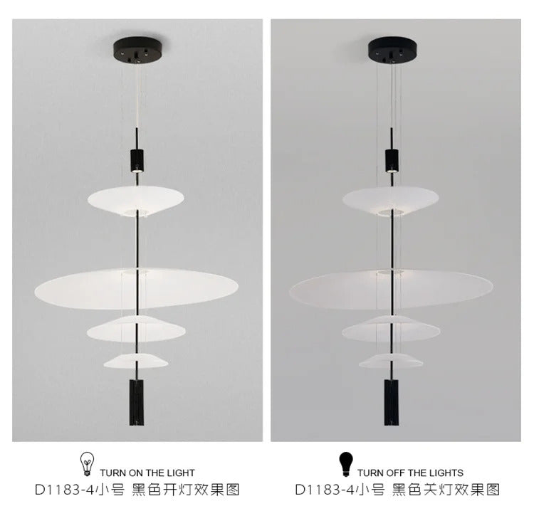 Modern Personality LED Hanging Lamp Flying Saucer Home Decor Denmark Designer Dining Table Bar Living Room UFO Pendant Lights