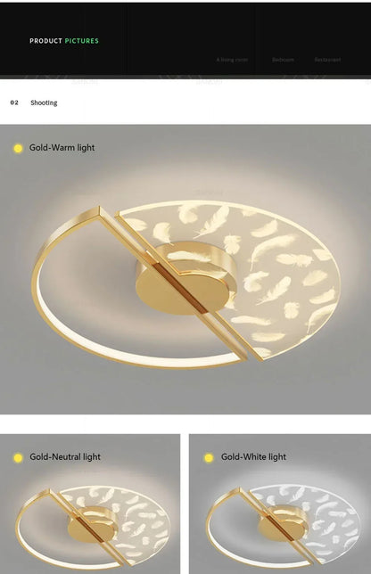 Modern LED Ceiling Lamp For Dining Room Bedroom Aisle Ceiling Light