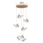 Crystal butterfly lamp Nordic Luxury Crystal Staircase Chandelier