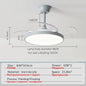 Ceiling Fan With Light Modern Remote Smart Invisible Ceiling Fan Bedroom Lamp