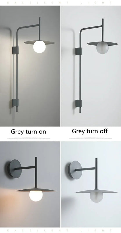 Nordic wall light living room Modern Minimalist Creative mirror wall Wall Lamp