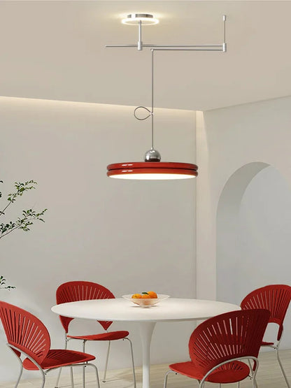 Dining table light modern chandelier Round Reading Desk Light