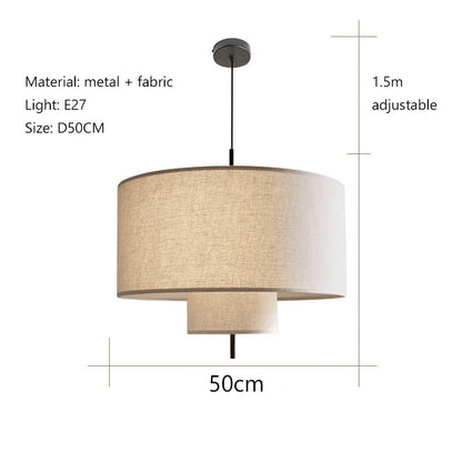 Market Set Pebble Pendant Light Bohemia fabric Pendant lamp