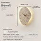 Creative Cave Stone Clock Wall Lamp Wabi Sabi Background Wall Light sconce