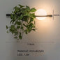 Plant Wall Light Modern Designer Led Study Bedroom Bedside Corridor Luxury Wall Lamp