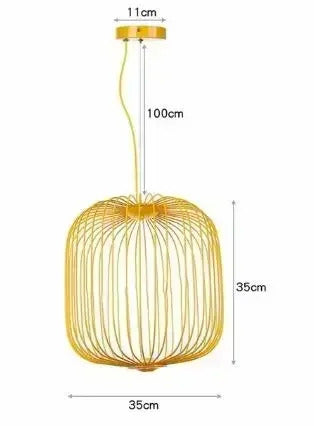 Creative Iron Pendant Lights Modern Chandelier Ceiling Lamp for Living Room Hanging Lamp Home Decor Dining Room Light Suspension