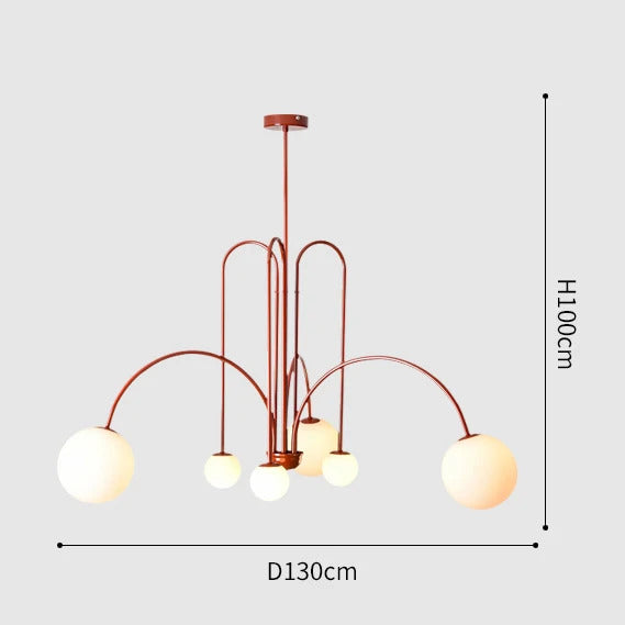 Nordic Minimalist Pendant Light Living Room Restaurant Lamp