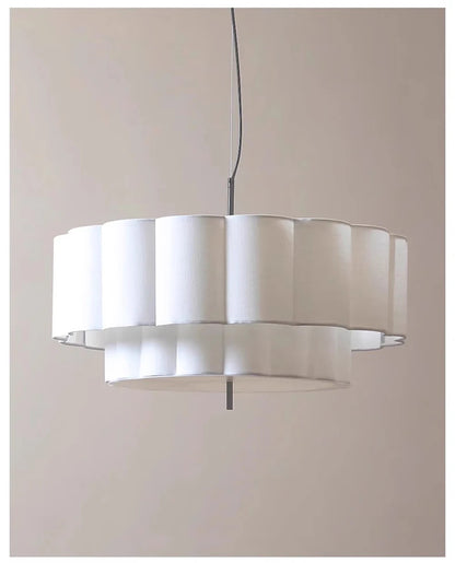 Nordic Minimalist Wabi Sabi Fabric Ceiling Chandelier Living Dining Room Bedroom Pendant Lights