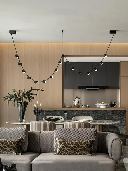 Nordic Leather Chandelier Designer Lighting