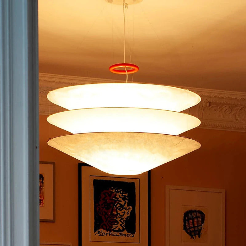 Designer Wabi Sabi Pendant Light Japanese Paper Pendant Lamp