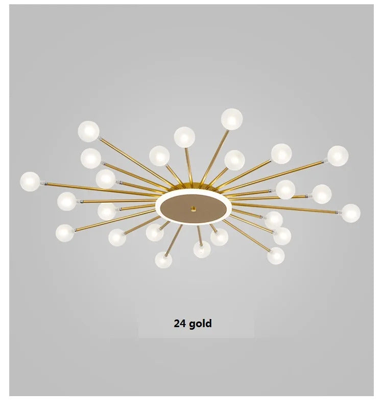 Modern glass ceiling light Living room kitchen light fixtures