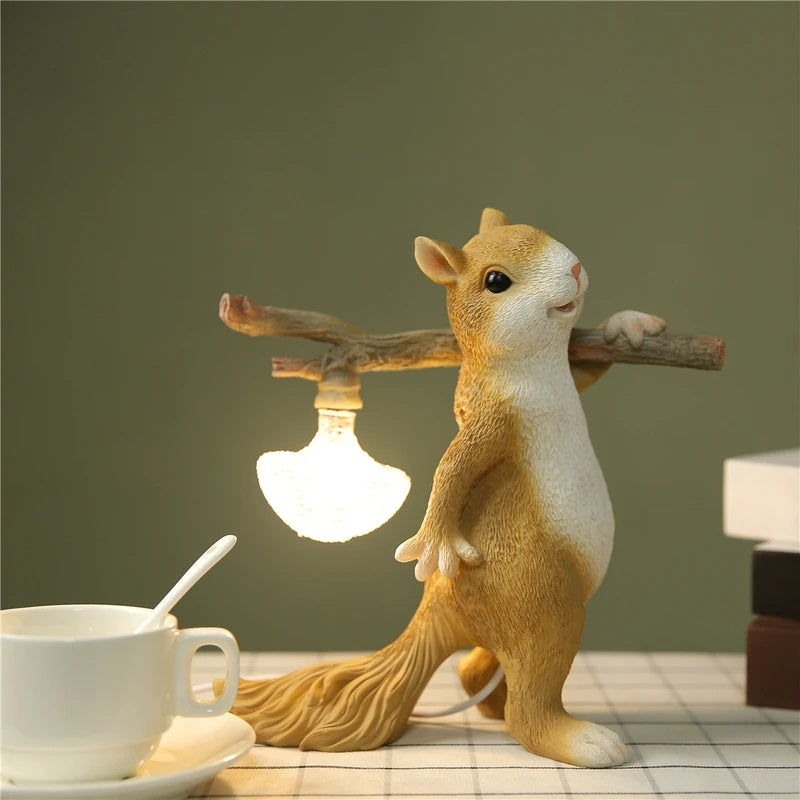 Squirrel Table Lamp