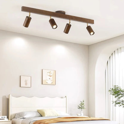 Natural Wood Beam Spotlight Light
