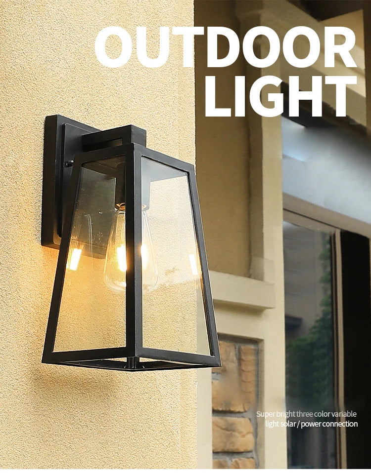 Outdoor Waterproof Wall Lamp Modern Villa Corridor Garden Exterior Lamp Wall light