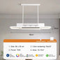Invisible leafless LED ceiling fan light bedroom hotel remote control hanging lamp