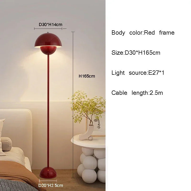 Fiona Floor Lamp Table with E27 Changeable Bulb for Bedroom Living Room