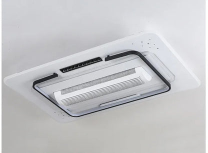 Invisible Bladeless Ceiling Fan LED Remote Control Living Room Dimmable Bladeless Fan Lamp