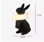 Nordic LED rabbit table lamp Designer resin rabbit desk lamp for study bedroom children's room reading led light bedside lamp