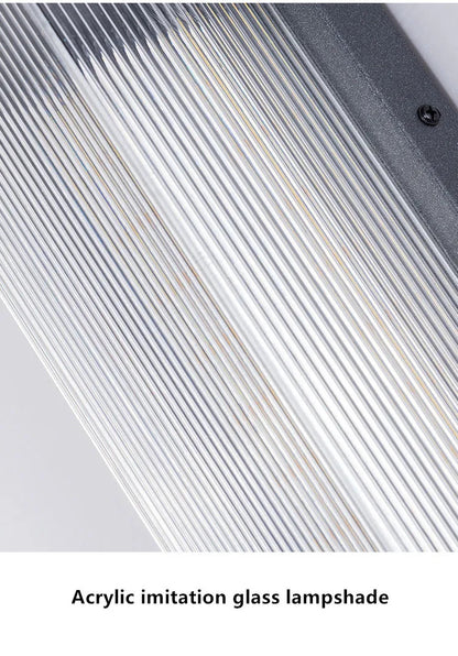 Modern outdoor wall light Waterproof IP65 Solar energy LED wall lamp Entrance sconce