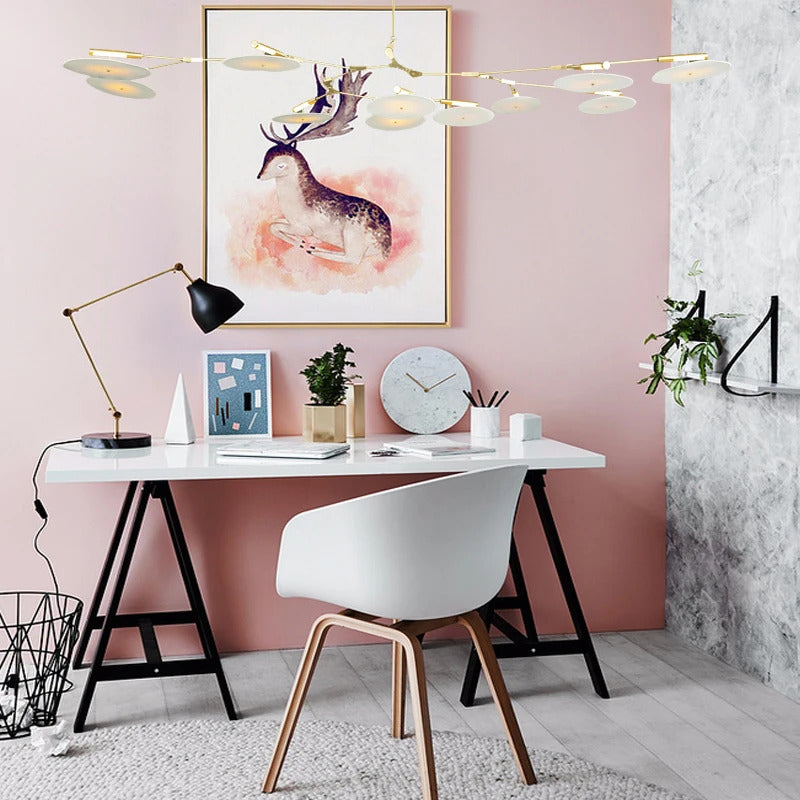 Modern tree branch chandelier luxury decoration Nordic replica lamp