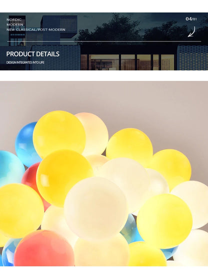 Nordic acrylic chandelier Decoration  Modern balloon lamp Indoor Lighting