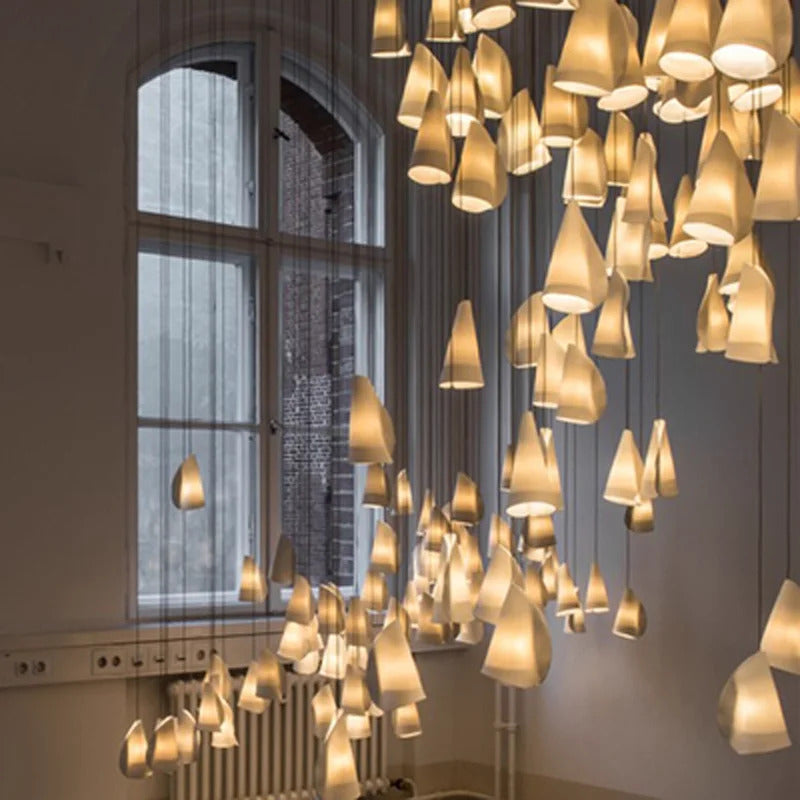 Nordic Minimalist ceramics chandelier Canada designer artistic creativity pendant lamp