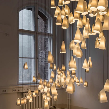 Nordic Minimalist ceramics chandelier Canada designer artistic creativity pendant lamp