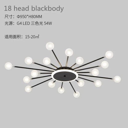 Modern glass ceiling light Living room kitchen light fixtures