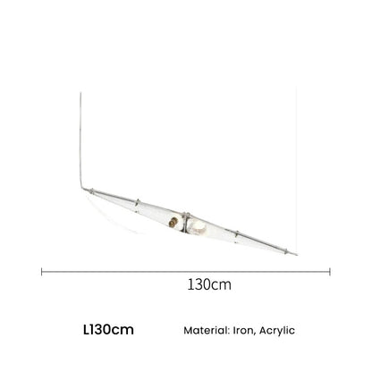 Postmodern pendant lights Designer luxury minimalist glass pendant light