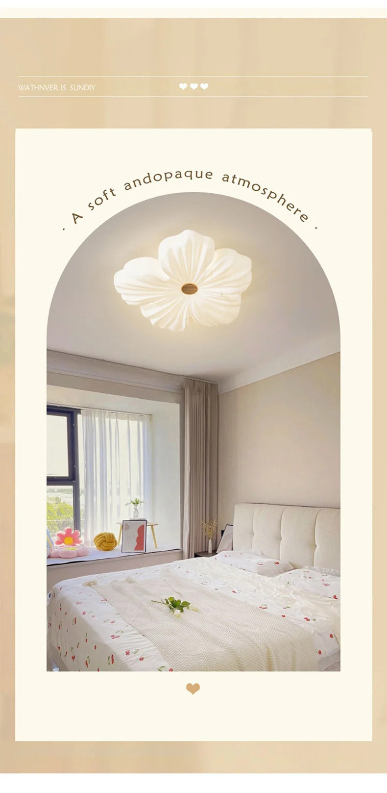 Nordic Flower Shape Ceiling Lights