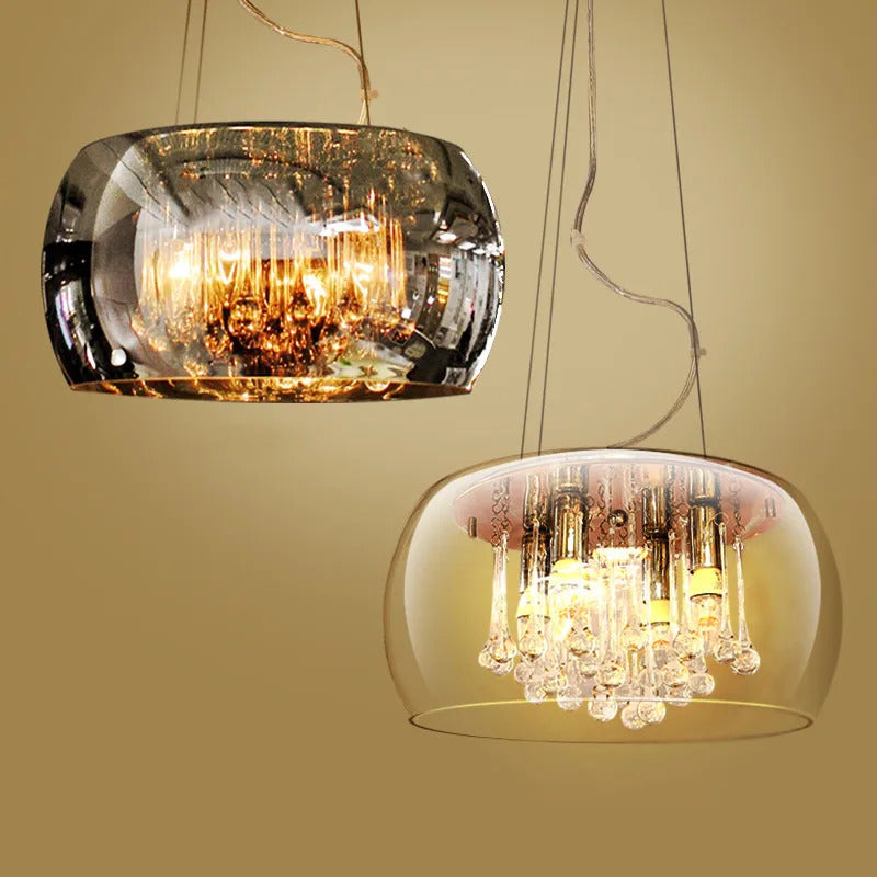Nordic pendant lamp Luxury Glass Light Fixture crystal pendant lighting