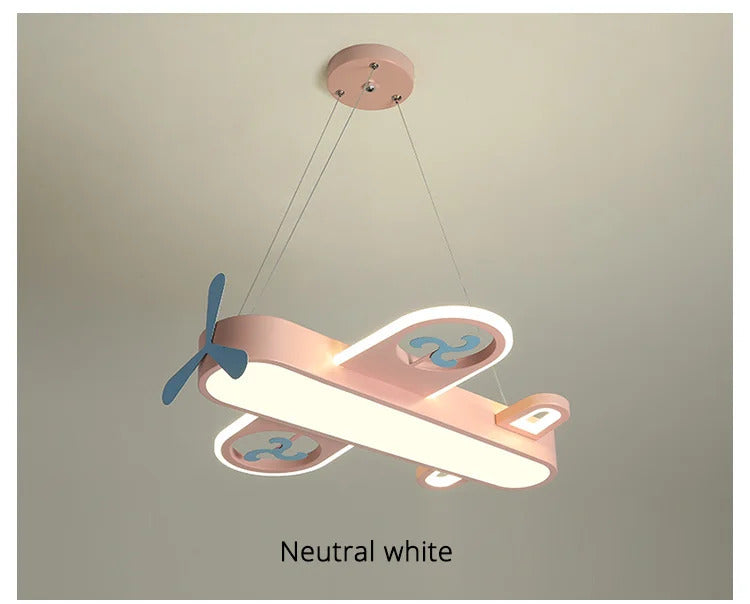 Modern Pink blue chandelier Led deco designer aircraft lamp
