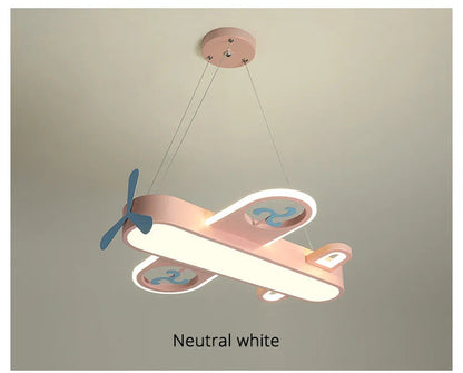 Modern Pink blue chandelier Led deco designer aircraft lamp