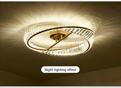 Luxury Crystal Ceiling Lamp Living Room Bedroom Lamp