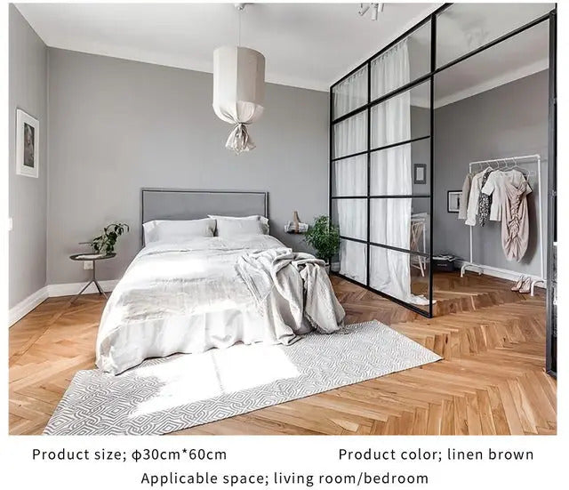 Denmark Linen Cloth Pendant Light Ay illuminate Pendant lamp