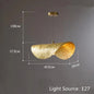 Lotus Leaf pendant light Hammered brass pendant lamp for living room dining room bedroom decoration kitchen light fixtures